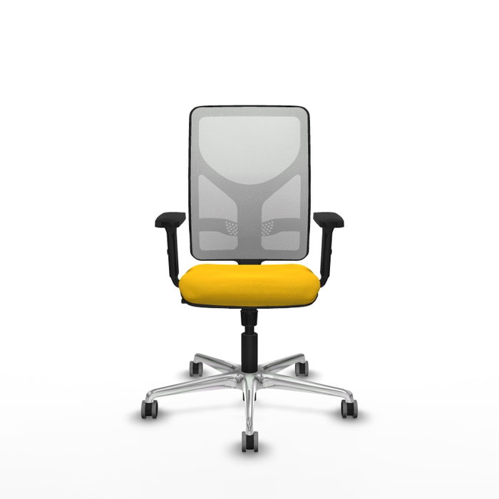PIQUERAS Y CRESPO Silla de oficina Motilla con mecanismo Sincro, Amarillo y Blanco PIQUERAS Y CRESPO Silla de oficina Motilla con mecanismo Sincro, Amarillo y Blanco