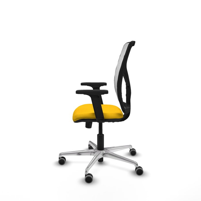 PIQUERAS Y CRESPO Silla de oficina Motilla con mecanismo Sincro, Amarillo y Blanco PIQUERAS Y CRESPO Silla de oficina Motilla con mecanismo Sincro, Amarillo y Blanco