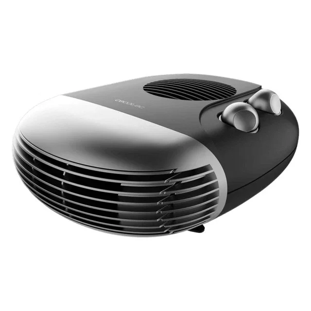Cecotec Termoventilador Eléctrico ReadyWarm 2000 MAX Horizon Black, Calefactor 2000W sin Aspas con Termostato, 3 Modos (Cool/Warm/Hot), Portátil para Habitaciones hasta 20 m²