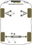 Powerflex Silentblock Exterior Brazo Suspensión Trasero PFR68-107 Poliuretano