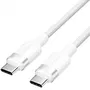 Vention TRDWF Cable USB 2.0 Tipo-C Macho a Tipo-C Macho 3A 60W 480Mbps 1m Blanco