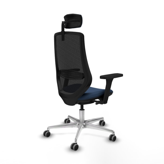 PIQUERAS Y CRESPO Silla de oficina Mardos con mecanismo Sincro/Traslack, Azul marino y Negro PIQUERAS Y CRESPO Silla de oficina Mardos con mecanismo Sincro/Traslack, Azul marino y Negro
