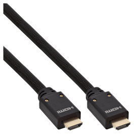 InLine Cable HDMI HighSpeed con Ethernet, 4K2K y amplificador integrado, 15m, negro
