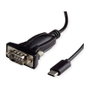VALUE Cable Convertidor USB C a RS232 DB9 / DB25 Negro 1,8 m