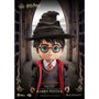 Beast Kingdom Figura Egg Attack Harry Potter de ABS y PVC, 11 cm, con 2 cabezas intercambiables, 4 manos, 5 accesorios, Hedwig y base