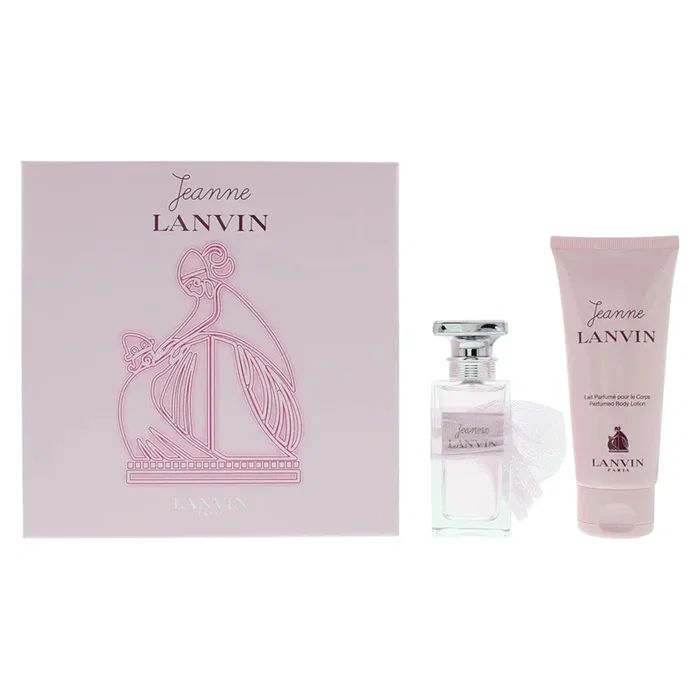 Lanvin Set Jeanne Lanvin para mujer con Eau De Parfum de 50 ml y loción corporal de 100 ml Lanvin Set Jeanne Lanvin para mujer con Eau De Parfum de 50 ml y loción corporal de 100 ml