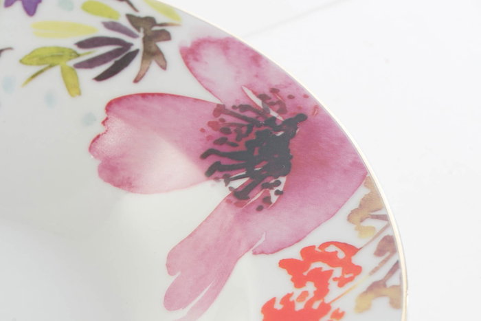 DKD Home Decor Plato de Porcelana Flores Shengda 21 Multicolor 22x22x3 cm DKD Home Decor Plato de Porcelana Flores Shengda 21 Multicolor 22x22x3 cm