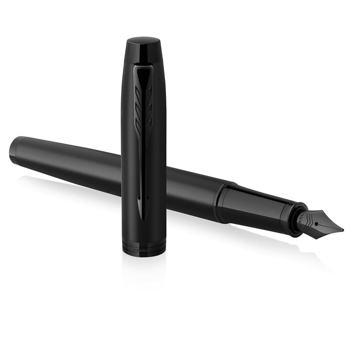 Parker Pluma Estilográfica IM Achromatic Negro Mate Punta Media