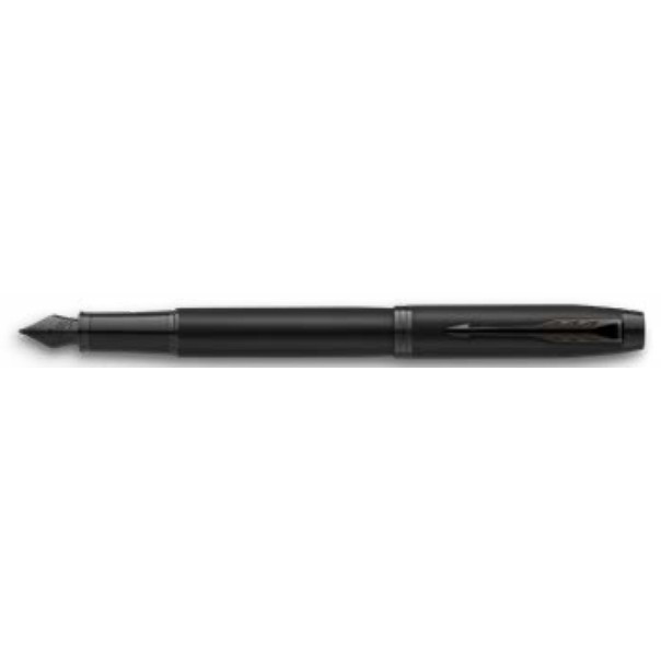 Parker Pluma Estilográfica IM Achromatic Negro Mate Punta Media