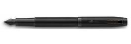 Parker 2127742 Pluma IM Cuerpo Negro Mate/Adornos Negros Medium