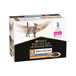 Purina Pro Plan Diet Feline NF Advance Care Pienso Húmedo para Gatos Sabor Pollo 10 Sobres de 85g