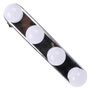 Cosmetic Club Barra Luminosa Led Con Ventosas 4 Bombillas Tipo Hollywood Pilas AA 30,5x6,5 cm
