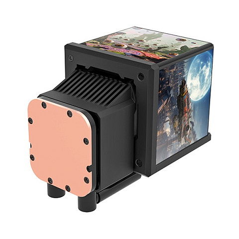 Thermaltake MINECUBE 360 Ultra AIO Refrigeración Líquida ARGB Negro - Ventilador de 12 cm, 2000 RPM, 3 Ventiladores