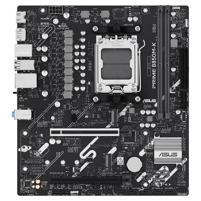 Asus PRIME B850M-K Micro ATX AMD B850 Zócalo AM5 DDR5 Asus PRIME B850M-K Micro ATX AMD B850 Zócalo AM5 DDR5