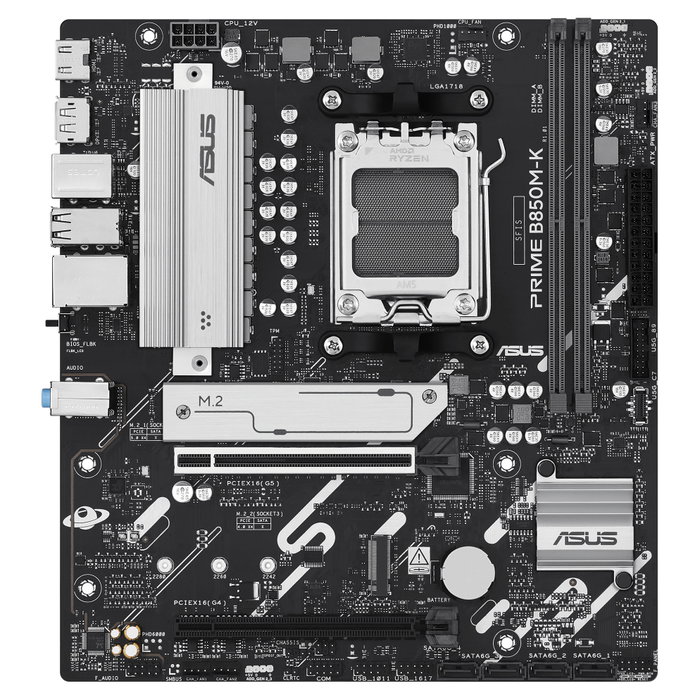 Asus PRIME B850M-K Micro ATX AMD B850 Zócalo AM5 DDR5 Asus PRIME B850M-K Micro ATX AMD B850 Zócalo AM5 DDR5