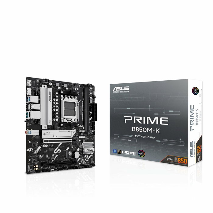 Asus PRIME B850M-K Micro ATX AMD B850 Zócalo AM5 DDR5 Asus PRIME B850M-K Micro ATX AMD B850 Zócalo AM5 DDR5