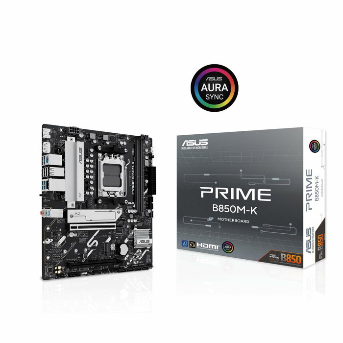 Asus PRIME B850M-K Micro ATX AMD B850 Zócalo AM5 DDR5 Asus PRIME B850M-K Micro ATX AMD B850 Zócalo AM5 DDR5