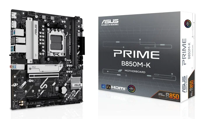 Asus PRIME B850M-K AMD AM5 DDR5 Micro ATX Asus PRIME B850M-K AMD AM5 DDR5 Micro ATX