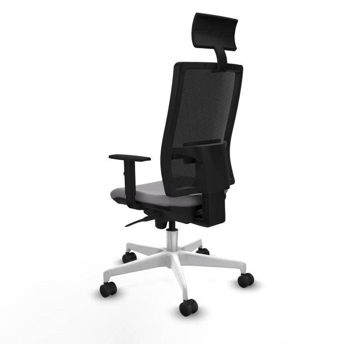 PIQUERAS Y CRESPO Silla de oficina Horna con mecanismo Sincro Gris y Negro