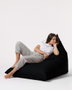 Atelier Del Sofa Pouf Gigante Big Bed Negro 145x90x35 cm Impermeable Exterior