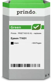 Prindo Cartucho de tinta PRIET1631G Green XL Negro