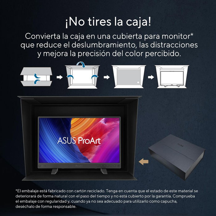 Asus ProArt PA16USV Monitor Profesional 15.6 Pulgadas 4K UHD IPS Negro Asus ProArt PA16USV Monitor Profesional 15.6 Pulgadas 4K UHD IPS Negro
