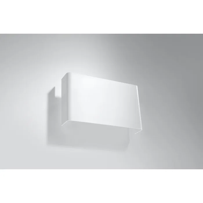 Aplique de Pared "Copertura" SOL-SL.0419 Blanco Acero Geométrico Moderno
