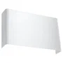 SOL-SL Aplique de Pared Copertura SOL-SL.0419 - Pantalla con Diseño Geométrico, Iluminación Efectiva, Color Blanco para Interior Moderno