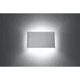 SOL-SL Aplique de Pared Copertura SOL-SL.0419 - Pantalla con Diseño Geométrico, Iluminación Efectiva, Color Blanco para Interior Moderno