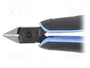 LINDSTRÖM Alicates de corte lateral de precisión ESD 135,5 mm