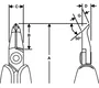 LINDSTRÖM Alicates de corte lateral de precisión ESD 135,5 mm