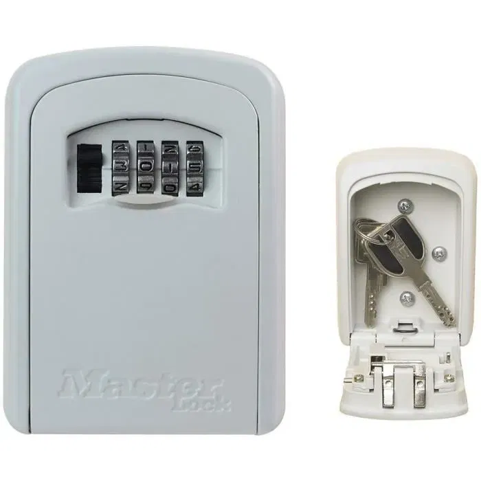Master Lock Caja de llaves segura M Blanco Cofre de llaves Almacenamiento seguro para uso compartido de llaves Master Lock Caja de llaves segura M Blanco Cofre de llaves Almacenamiento seguro para uso compartido de llaves