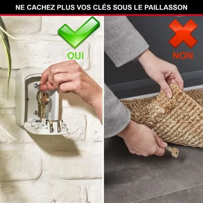 Master Lock Caja de llaves segura M Blanco Cofre de llaves Almacenamiento seguro para uso compartido de llaves Master Lock Caja de llaves segura M Blanco Cofre de llaves Almacenamiento seguro para uso compartido de llaves