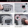 Master Lock Caja de llaves segura Tamaño M Blanco