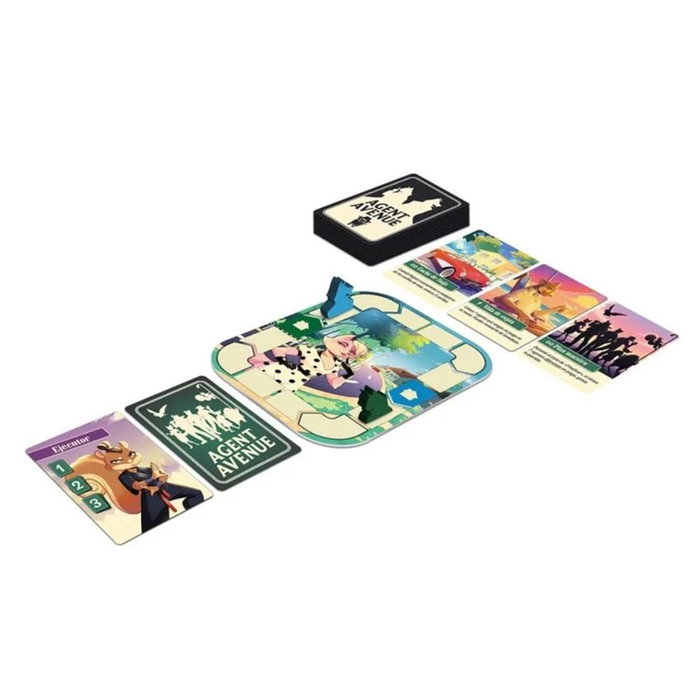 Devir Juego de Mesa Agent Avenue - Juego de Estrategia y Faroleo para 2 Jugadores con Mecánica 'Yo Reparto, Tú Eliges', Espías, A Partir de 10 Años