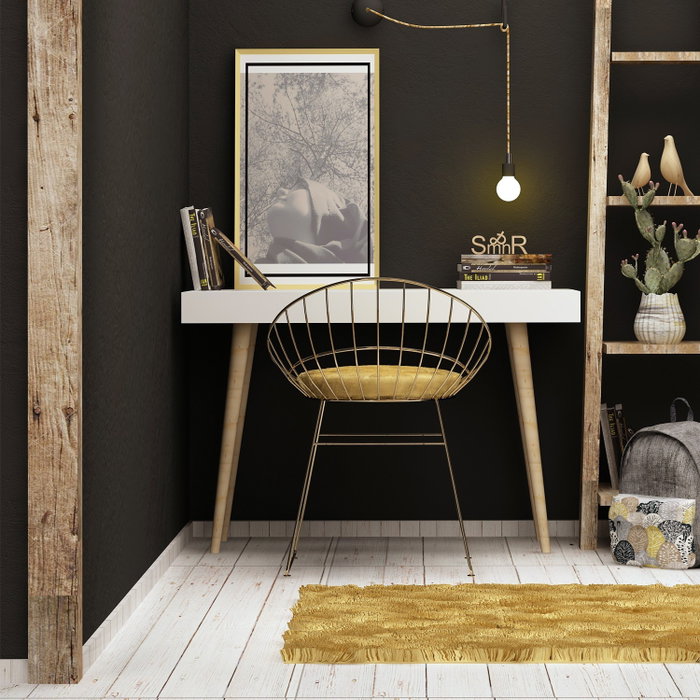 Hanah Home Mesa de Estudio - 100x60x74 cm, Blanco