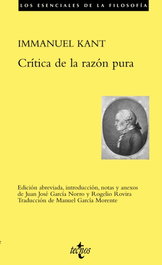 Crítica de la razón pura, Immanuel Kant - TECNOS