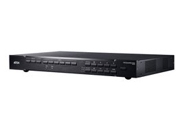 Aten VP2730 Interruptor de Video HDMI, Conmutador HDMI de 7 Entradas y 2 Salidas, Soporta 1080p, Color Negro, Montaje en Rack 1U, Metal