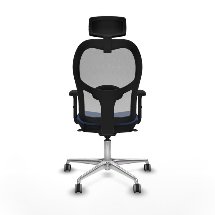 PIQUERAS Y CRESPO Silla de oficina Jorquera con mecanismo Sincro, Azul marino y Gris PIQUERAS Y CRESPO Silla de oficina Jorquera con mecanismo Sincro, Azul marino y Gris
