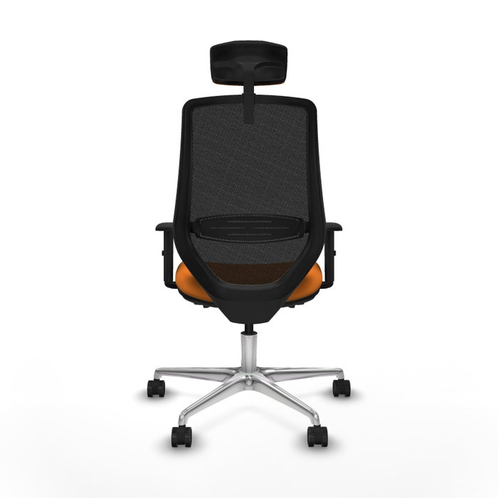 PIQUERAS Y CRESPO Silla de oficina Mardos Naranja y Negro PIQUERAS Y CRESPO Silla de oficina Mardos Naranja y Negro