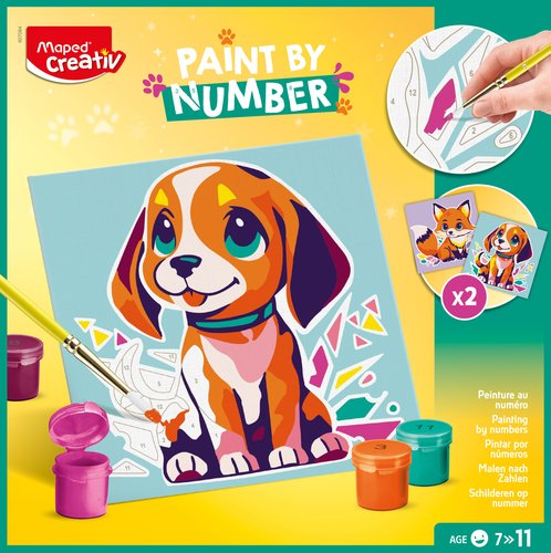 Maped Creative Pinta por Números Perro/Zorro Maped Creative Pinta por Números Perro/Zorro