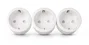 Entac Set de 3 Adaptadores de Enchufe con Control Remoto Blanco