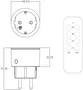 Entac Set de 3 Adaptadores de Enchufe con Control Remoto Blanco