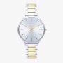 Radiant Reloj Mykonos RA608204 con Esfera Gris y Correa Dorada
