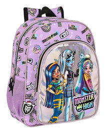 Mochila Escolar Monster High Best boos Lila 32 X 38 X 12 cm