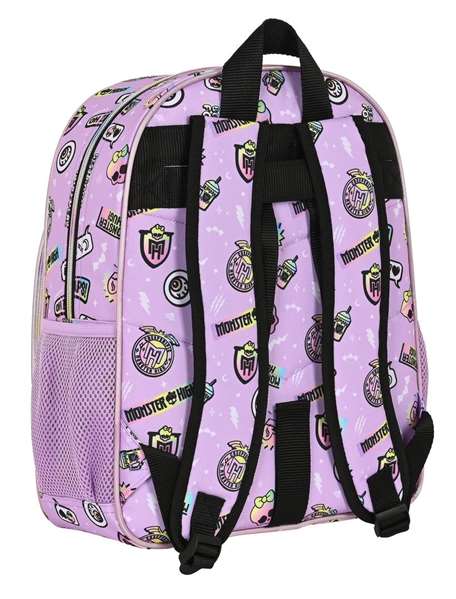 Mochila Escolar Monster High Best boos Lila 32 X 38 X 12 cm