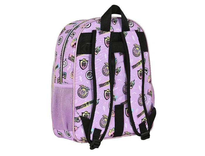 Safta Mochila Junior Adaptable a Carro Monster High Best Boos Lila