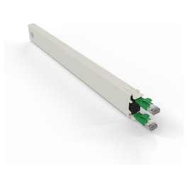 PATCHBOX patchbox.one Cassette 8RU STP Green - Sistema modular de cableado organizado para rack, hasta 24 cassettes