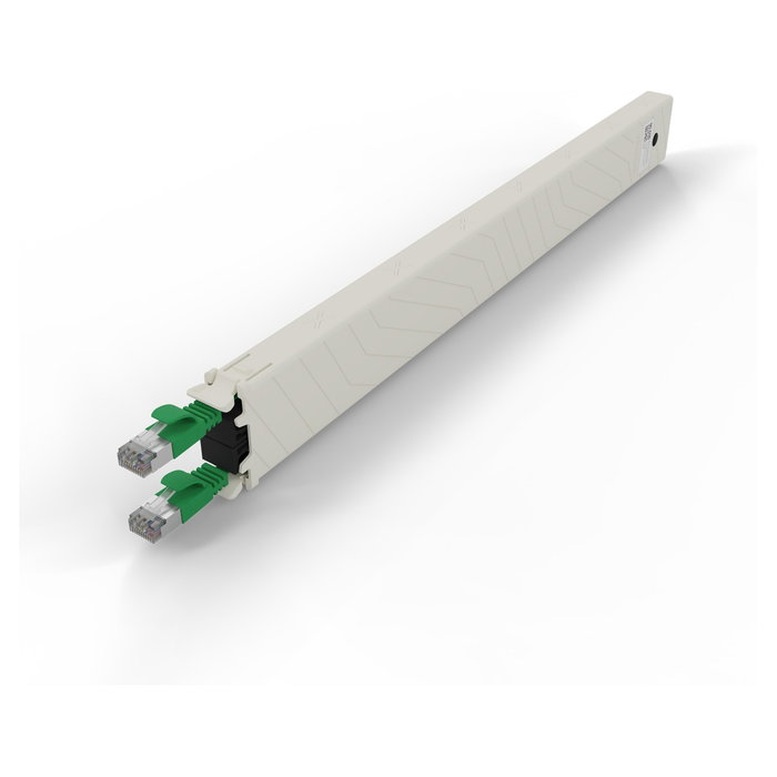 PATCHBOX patchbox.one Cassette 8RU STP Green - Sistema modular de cableado organizado para rack, hasta 24 cassettes