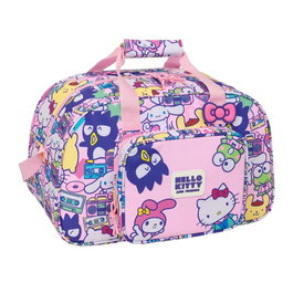 SAFTA Bolsa deporte Hello Kitty & Friends 40cm Bandolera ajustable, bolsillo frontal, tacos base